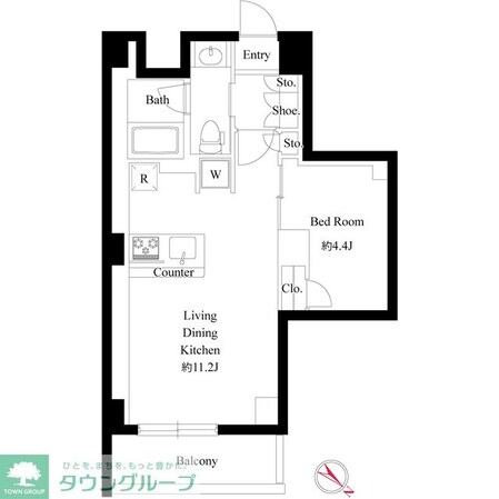 ラ・ミアカーサ中目黒の物件間取画像